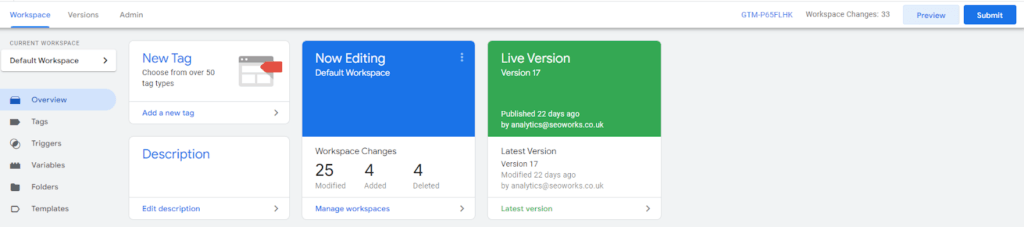 How to set up button click tracking (screenshot step 10)