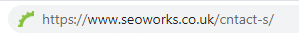 Contact us URL is misspelled